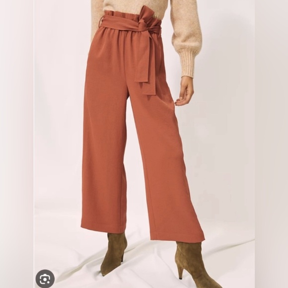 Wilfred Aritzia Terracotta Paperbag Pants - Picture 2 of 9